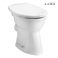 Alföldi Bázis laposöblítésű WC, hátsó kifolyású, bahama beige (bézs)