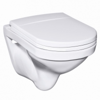 Alföldi Miron mélyöblítésű fali WC, Easyplus bevonat, fehér