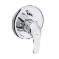 Grohe Eurosmart kád csaptelep, falba építhető komplett szett, króm