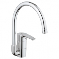 Grohe Eurostyle egykaros mosogató csaptelep magas kifolyású, króm