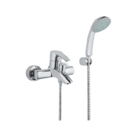 Grohe Eurostyle kád csaptelep, Tempesta Duo zuhanyszettel, króm