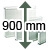900 mm magas 33DK, EK