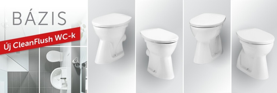 Új Alföldi Cleanflush Bázis WC-k