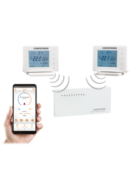 Computherm E800RF WiFi zónavezérlő szobatermosztát