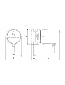 Grundfos Comfort 15-14 B PM használati melegvíz cirkulációs szivattyú családi házak számára 97916771