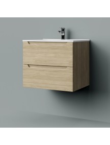 HB Elit 30L sonoma színű függesztett fürdőszoba szekrény