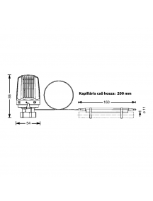 Herz TS-90 egyenes termosztatikus radiátorszelep 3/8" BM 1 7723 90