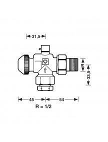 Herz Design termosztatikus fej MINI M28 x 1,5 1 9200 60