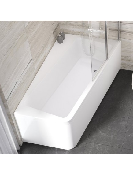 Ravak 10° aszimmetrikus jobbos akril fürdőkád 1600 x 950 - C841000000