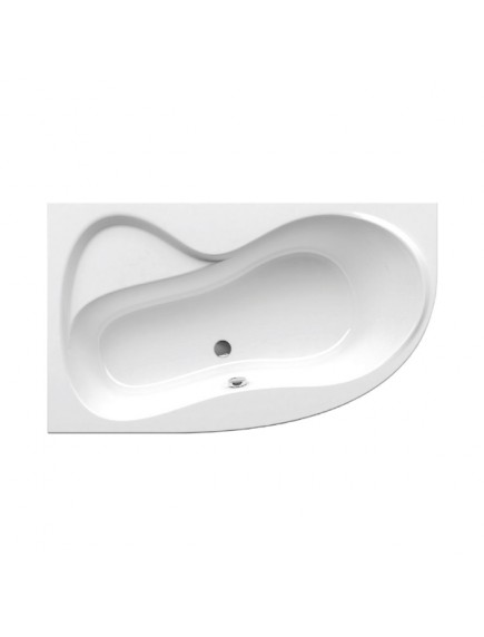 Ravak Rosa 95 aszimmetrikus balos akril fürdőkád 1600 x 950 - C571000000
