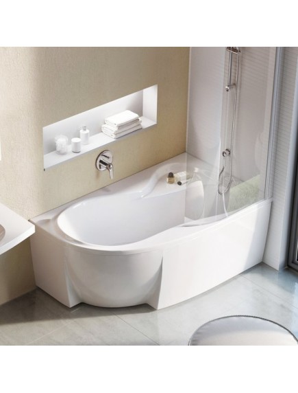 Ravak Rosa 95 aszimmetrikus balos akril fürdőkád 1500 x 950 - C551000000