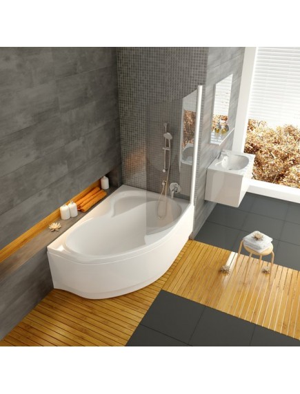 Ravak Rosa II aszimmetrikus balos akril fürdőkád 1700 x 1050 - C221000000