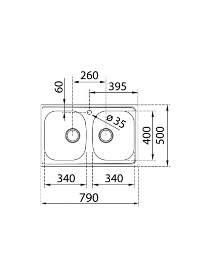 Teka Starbright 80 E-XN 2B kédmedencés rozsdamentes mosogató tálca