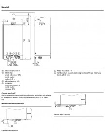 Viessmann Vitodens 100-W S1 B1KF 25 kW-os kondenzációs kombi kazán (Z020631)