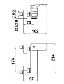 Herz Elite e40 zuhany csaptelep