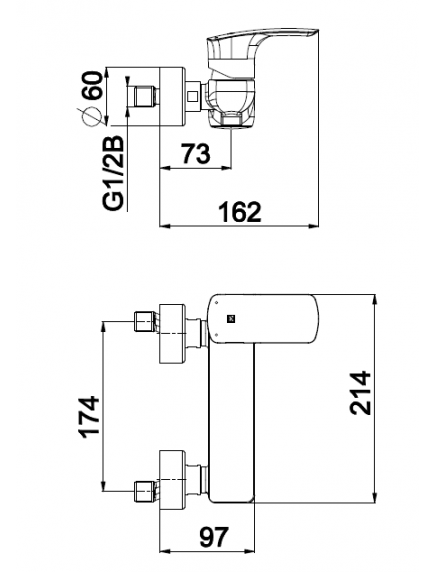 Herz Elite e40 zuhany csaptelep