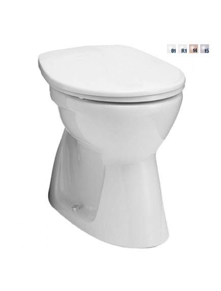 Alföldi WC csésze Bázis 4032 01 01, alsó kifolyású, lapos öblítéssel