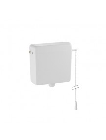 Geberit WC tartály AP123 magasra szerelhető, falon kívüli (mechanikus vezérlés) alpin fehér