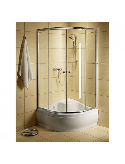 Radaway Classic A900  zuhanykabin 900x900x1700 mm, króm profillal, barna üveggel 30001-01-08