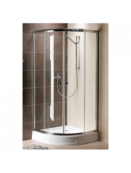 Radaway Premium A900 zuhanykabin 900x900x1700 mm, króm profillal, átlátszó üveggel