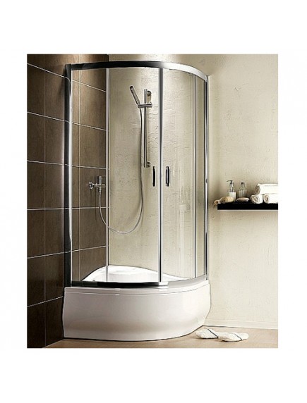 Radaway Premium Plus A zuhanykabin 800x800x1700 mm, króm profillal, átlátszó üveggel