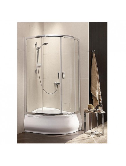 Radaway Premium Plus E zuhanykabin - 1000x800x1900 mm, króm profillal, átlátszó üveggel
