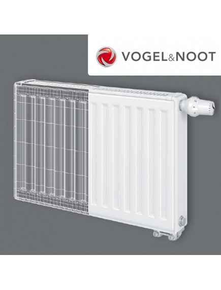 Vogel & Noot acéllemez radiátor szelepes 11 KV 300x920 jobbos