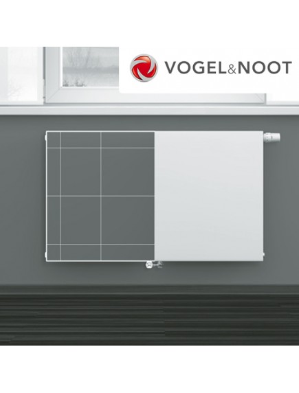 Vogel & Noot acéllemez radiátor 21 PM 900x400 síklapú T6